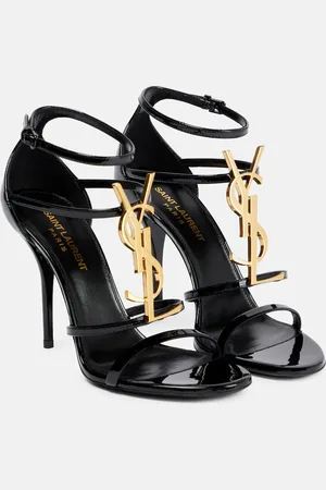 Saint Laurent Cassandra 100 leather sandals