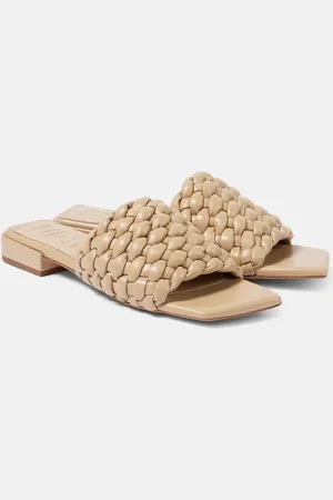 Souliers Martinez Aster woven leather slides