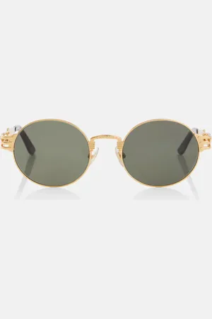 Jean Paul Gaultier Double Ressort round sunglasses