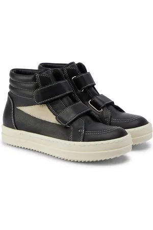 Rick Owens Straps Vintage leather high-top sneakers