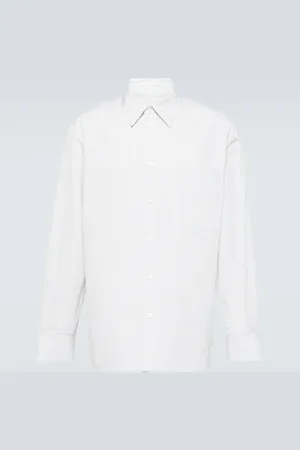Bottega Veneta Checked cotton and linen shirt