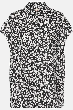Marni Printed cotton poplin shirt