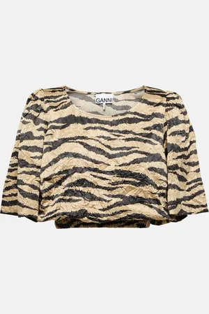 Ganni Satin blouse