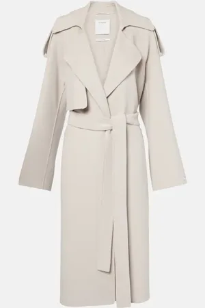 Sportmax Fiore belted wool coat