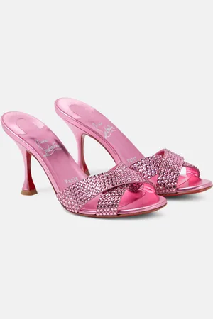 Christian Louboutin Mariza Is Back embellished suede mules
