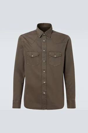Tom Ford Cotton twill Western shirt