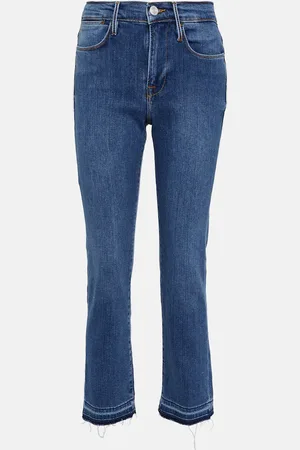 Frame Le High high-rise straight jeans