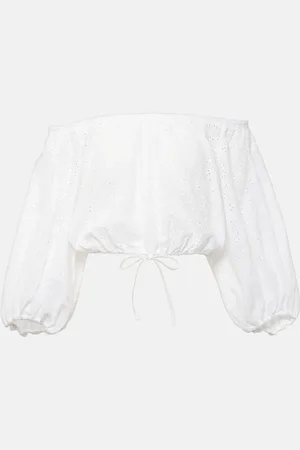 POUPETTE ST BARTH Bova broderie anglaise cotton top