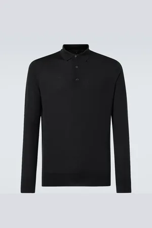 Loro Piana Ml long-sleeved wool polo shirt