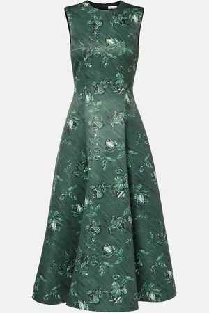 EMILIA WICKSTEAD Mara floral taffetta gown