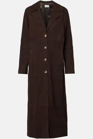 RIXO London Astraea suede coat