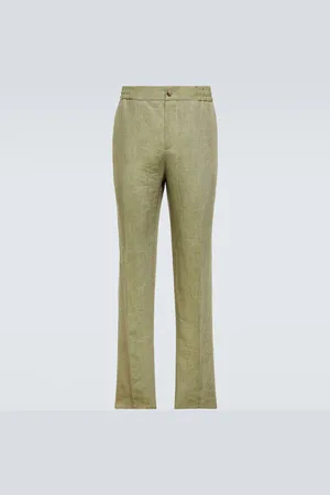 Etro Linen straight pants
