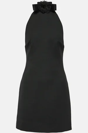 Dolce & Gabbana Halterneck virgin wool minidress