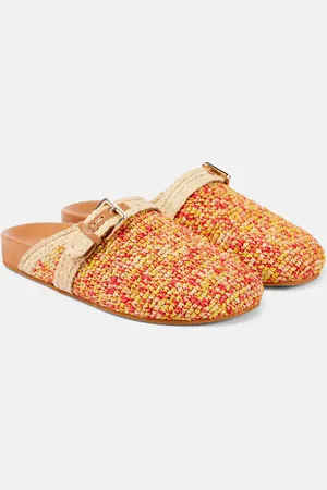 Robert Clergerie Quinta raffia mules