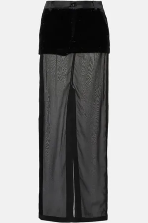 Didu Mesh maxi skirt