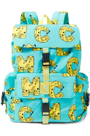 Stella McCartney X Spongebob printed canvas backpack