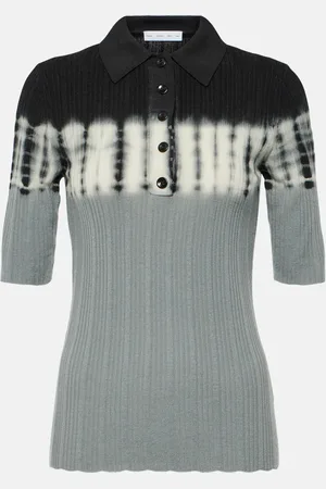 Proenza Schouler White Label Louisa wool polo shirt