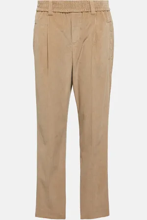 Brunello Cucinelli Mid-rise straight corduroy pants