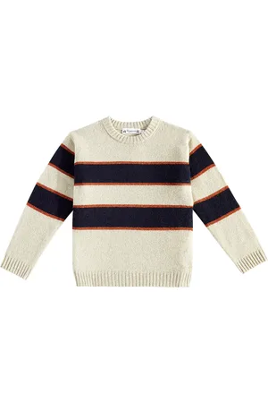 BONPOINT Branco striped wool sweater