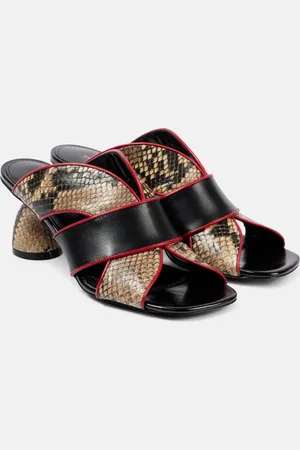 DRIES VAN NOTEN 65 leather sandals