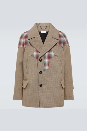 Maison Margiela X Pendleton oversized peacoat