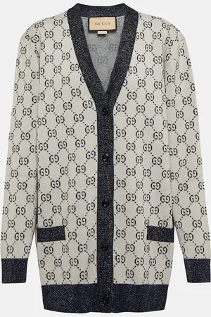 Gucci GG metallic jacquard-knit cardigan
