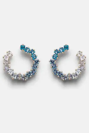 Suzanne Kalan Sideways Spiral 14kt earrings