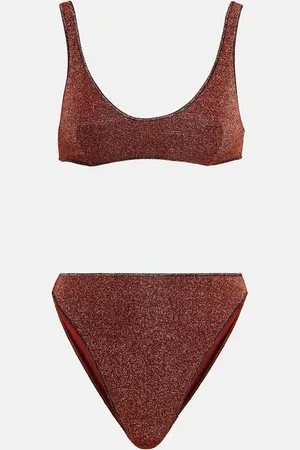 Oseree OsÃ©ree LumiÃ¨re lamÃ© bikini