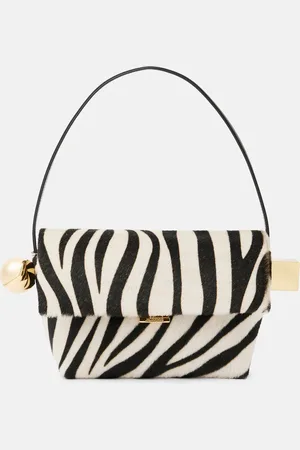 Jacquemus Rond CarrÃ© calf hair shoulder bag