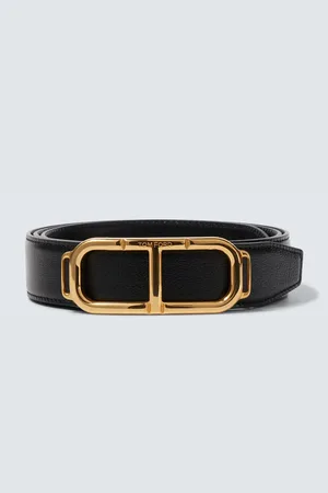 Tom Ford Stadium T leather belt