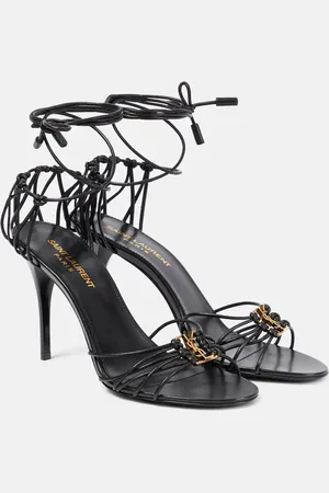 Saint Laurent Babylone 90 leather sandals