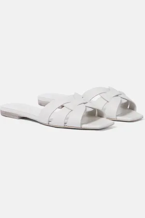 Saint Laurent Tribute leather sandals