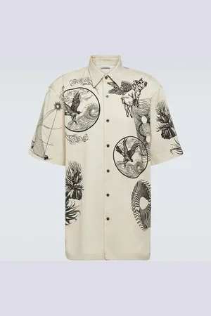 DRIES VAN NOTEN Cassidye printed cotton poplin shirt