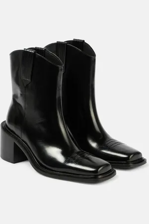 Souliers Martinez Polished leather ankle boots