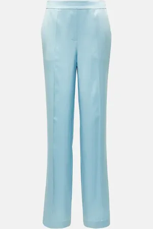 Joseph Tova silk satin straight pants