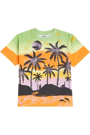 Molo Riley printed cotton jersey T-shirt