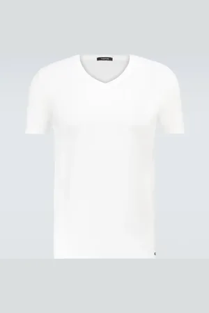 Tom Ford Stretch-cotton V-neck T-shirt