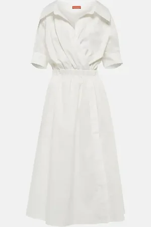 Altuzarra Lydia cotton-blend poplin shirt dress