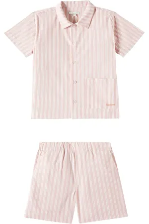 Liewood Leona striped cotton pajamas