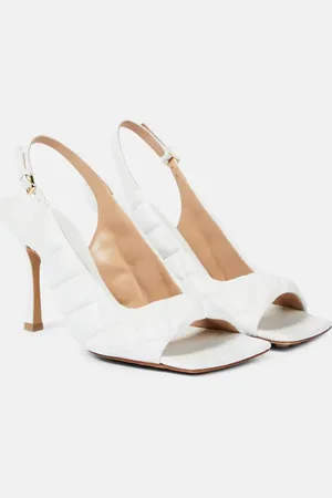 Bottega Veneta Padded leather slingback sandals