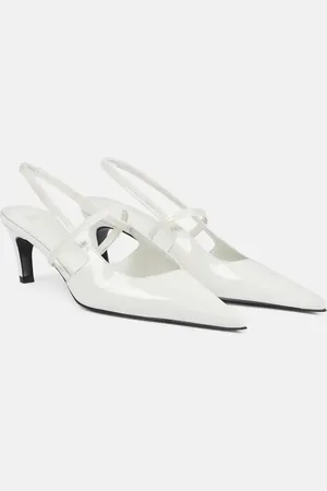 Totême Sharp 50 patent leather slingback pumps