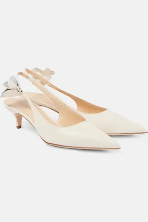 MAGDA BUTRYM Bridal leather slingback pumps