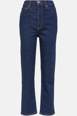 RE/DONE 70s Stove Pipe high-rise straight jeans
