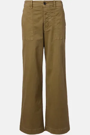 NILI LOTAN Leon cotton wide-leg pants