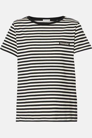 Moncler Striped logo cotton T-shirt