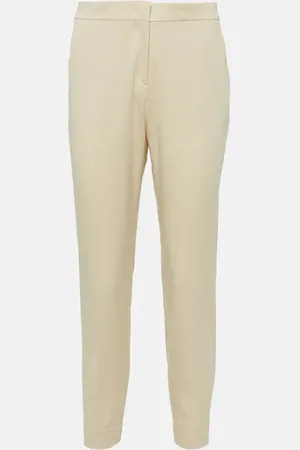 Etro High-rise cotton-blend tapered pants