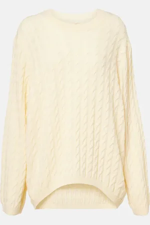 Jardin des Orangers Cable-knit wool and cashmere sweater