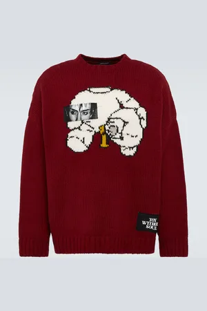 UNDERCOVER Intarsia wool sweater