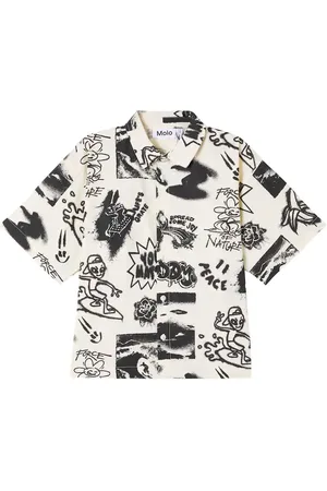Molo Richie printed cotton shirt