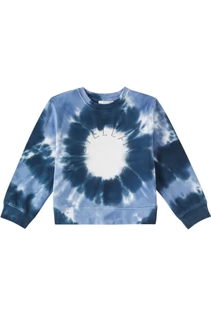 Stella McCartney Logo tie-dye cotton jersey sweatshirt